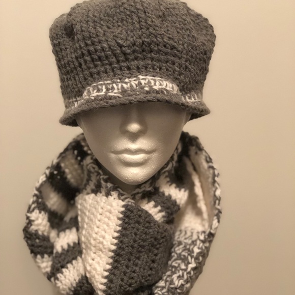 Unisex Crochet hat set. Handmade. - Picture 3 of 8